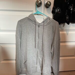 Wild Fable Gray Zip Up Sweater